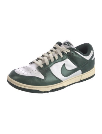 Nike Leather Colorblock Pattern Athletic Sneakers