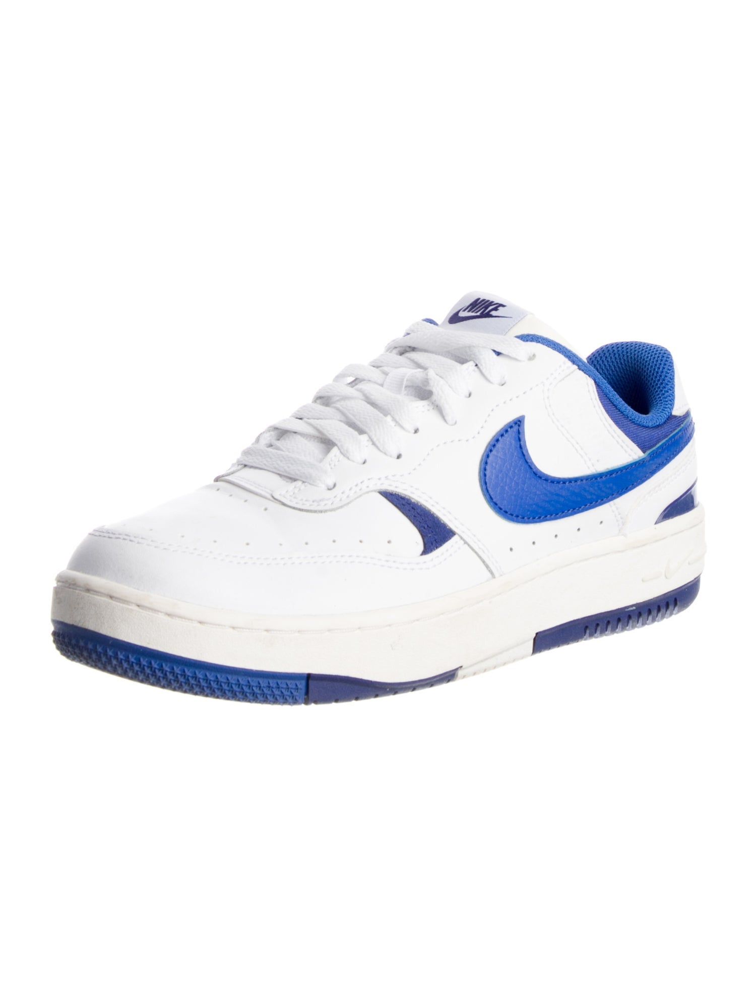 Nike Leather Printed Athletic Sneakers