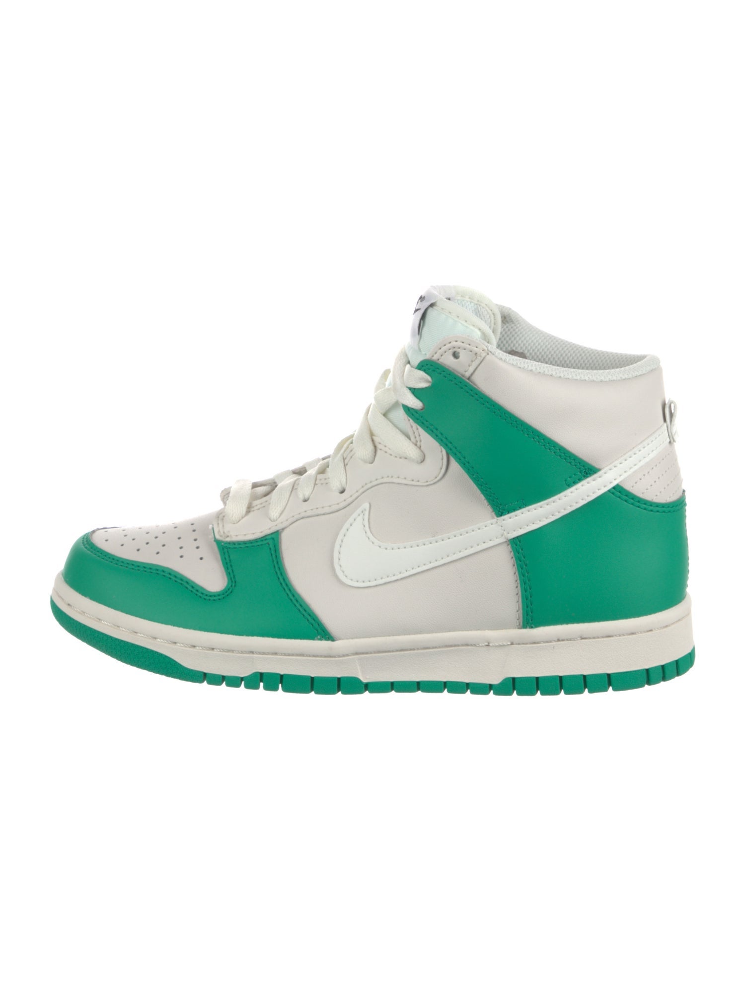 Nike Leather Colorblock Pattern Sneakers