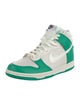 Nike Leather Colorblock Pattern Sneakers