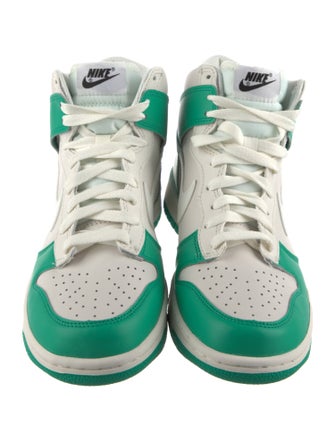Nike Leather Colorblock Pattern Sneakers