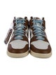 Nike Leather Colorblock Pattern Sneakers