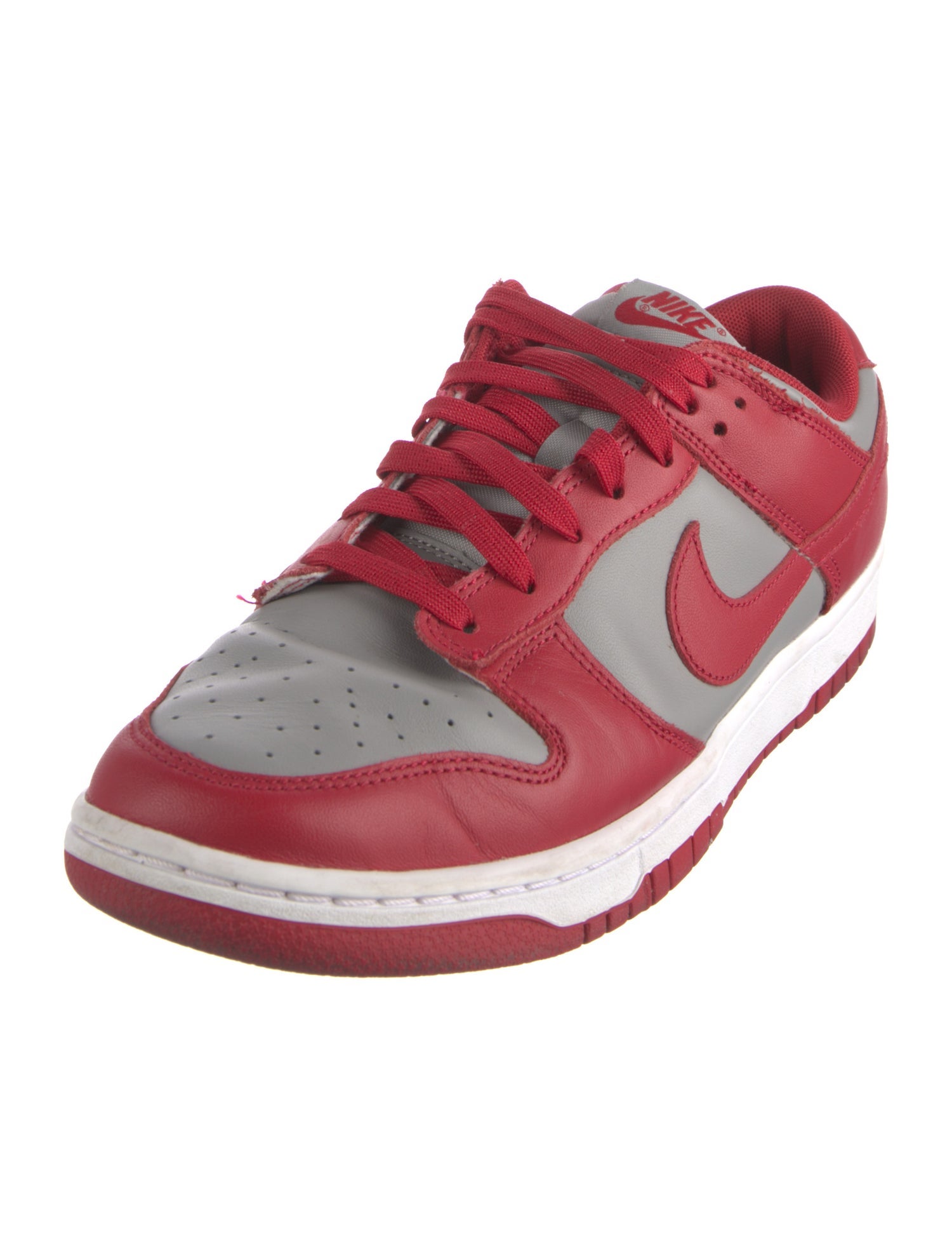 Nike Leather Colorblock Pattern Sneakers