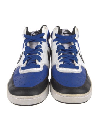 Nike Leather Colorblock Pattern Sneakers