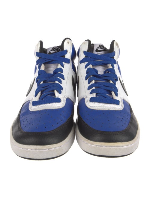 Nike Leather Colorblock Pattern Sneakers
