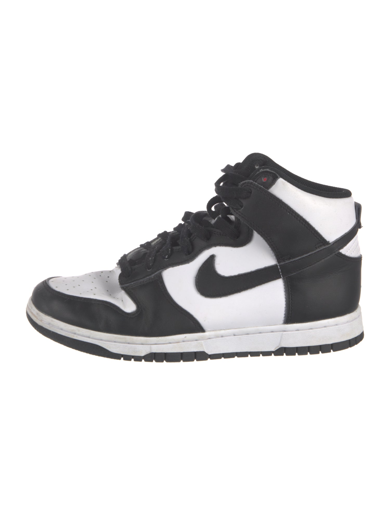 Nike Leather Colorblock Pattern Sneakers