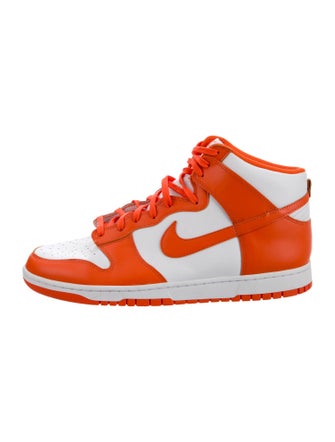 Nike Leather Colorblock Pattern Sneakers