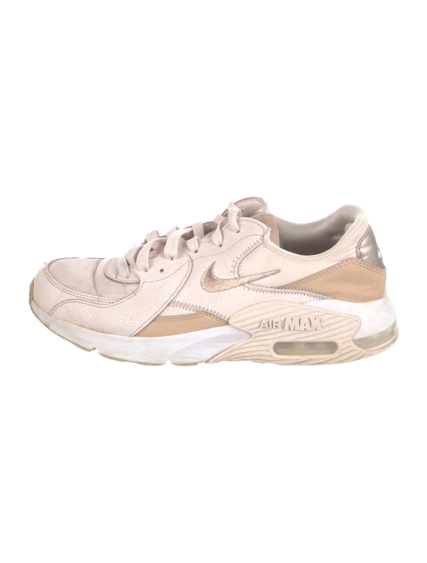 Nike Leather Colorblock Pattern Sneakers