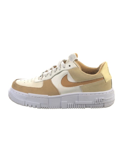 Nike Leather Colorblock Pattern Sneakers