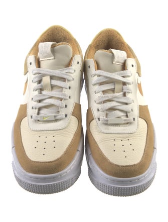 Nike Leather Colorblock Pattern Sneakers