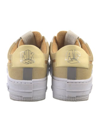 Nike Leather Colorblock Pattern Sneakers