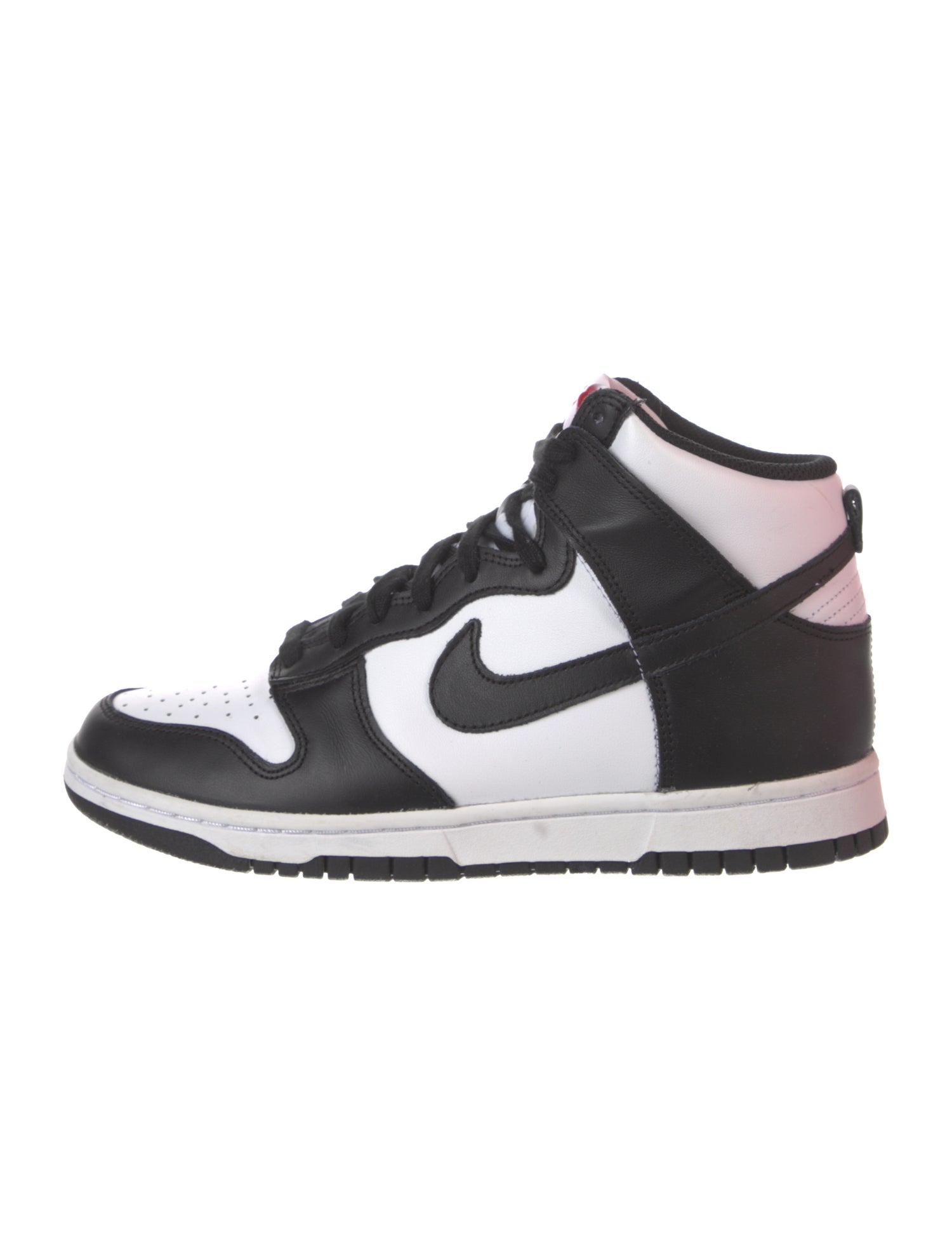 Nike Leather Colorblock Pattern Sneakers