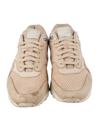 Nike Suede Colorblock Pattern Athletic Sneakers