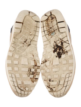 Nike Suede Colorblock Pattern Athletic Sneakers