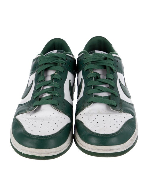 Nike Leather Colorblock Pattern Sneakers