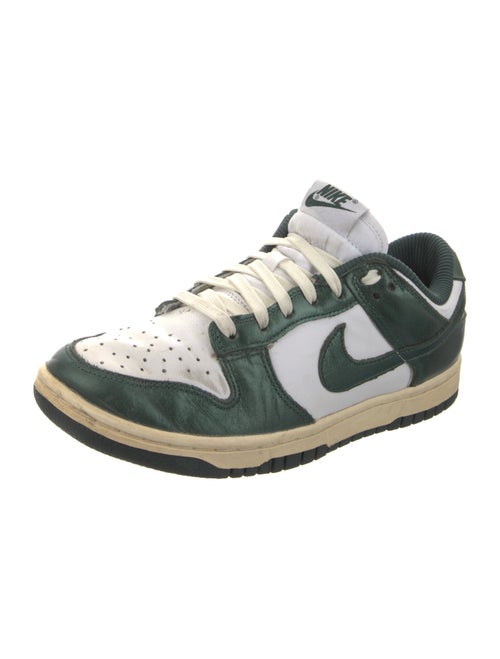 Nike Leather Colorblock Pattern Athletic Sneakers