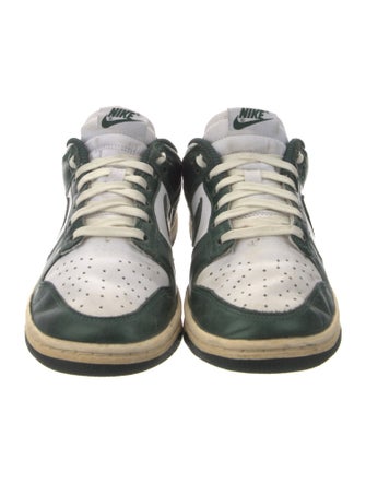 Nike Leather Colorblock Pattern Athletic Sneakers