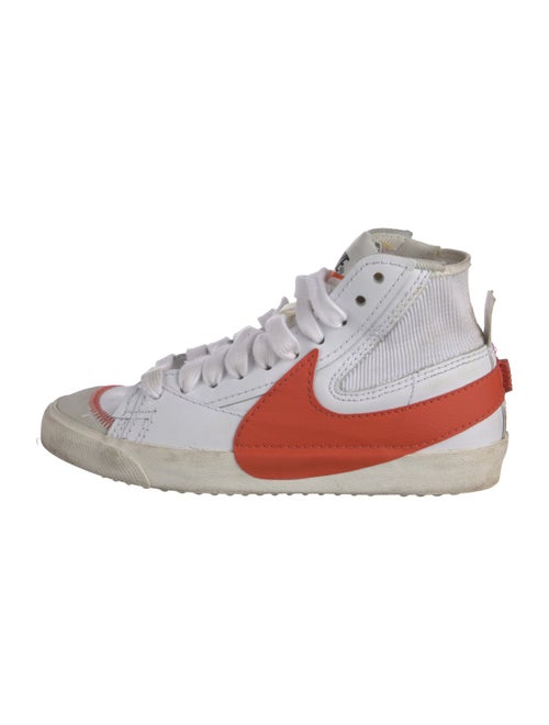 Nike Leather Colorblock Pattern Sneakers