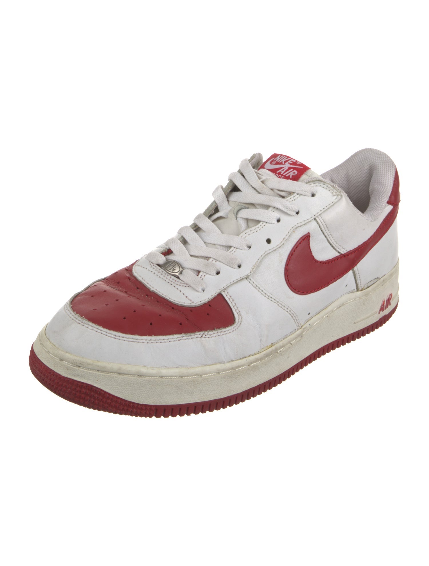 Nike Leather Colorblock Pattern Sneakers