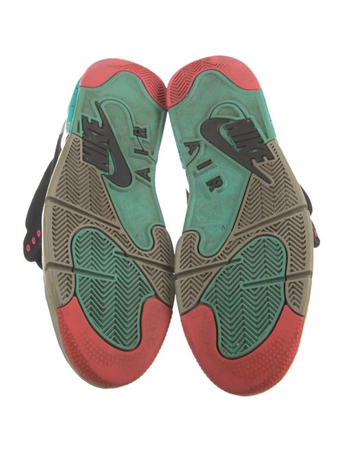 Nike Suede Colorblock Pattern Athletic Sneakers