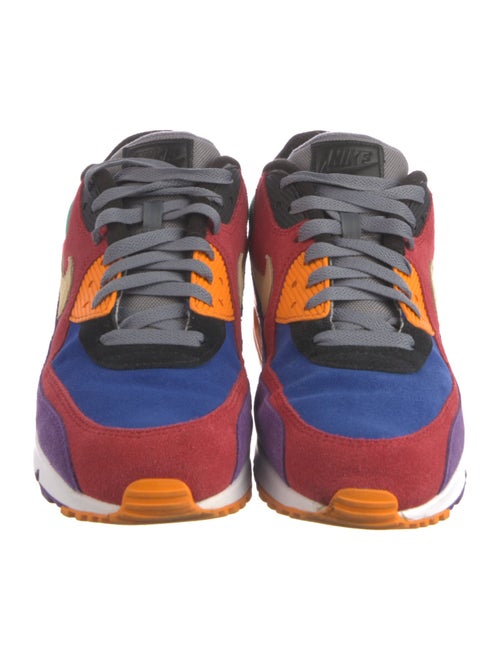 Nike Suede Colorblock Pattern Sneakers