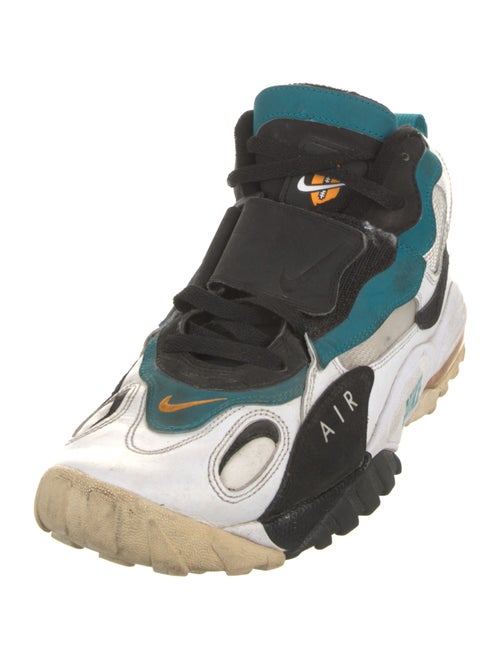 Nike Leather Colorblock Pattern Sneakers