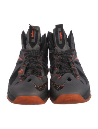 Nike Leather Colorblock Pattern Sneakers