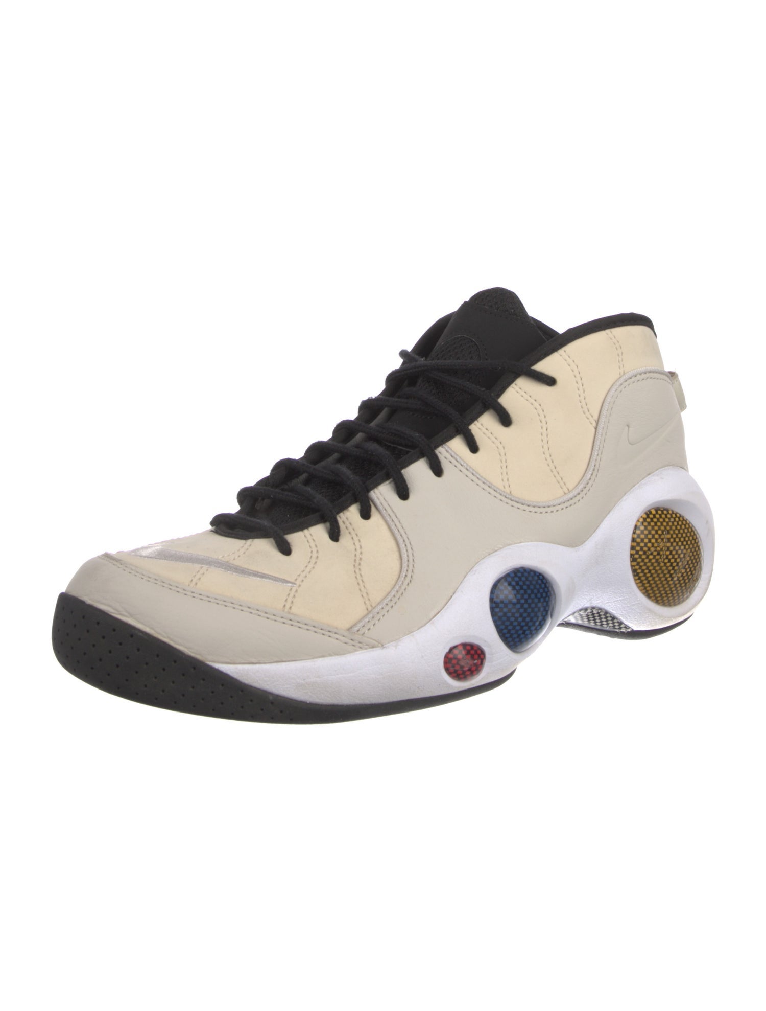 Nike Leather Embroidered Accent Sneakers