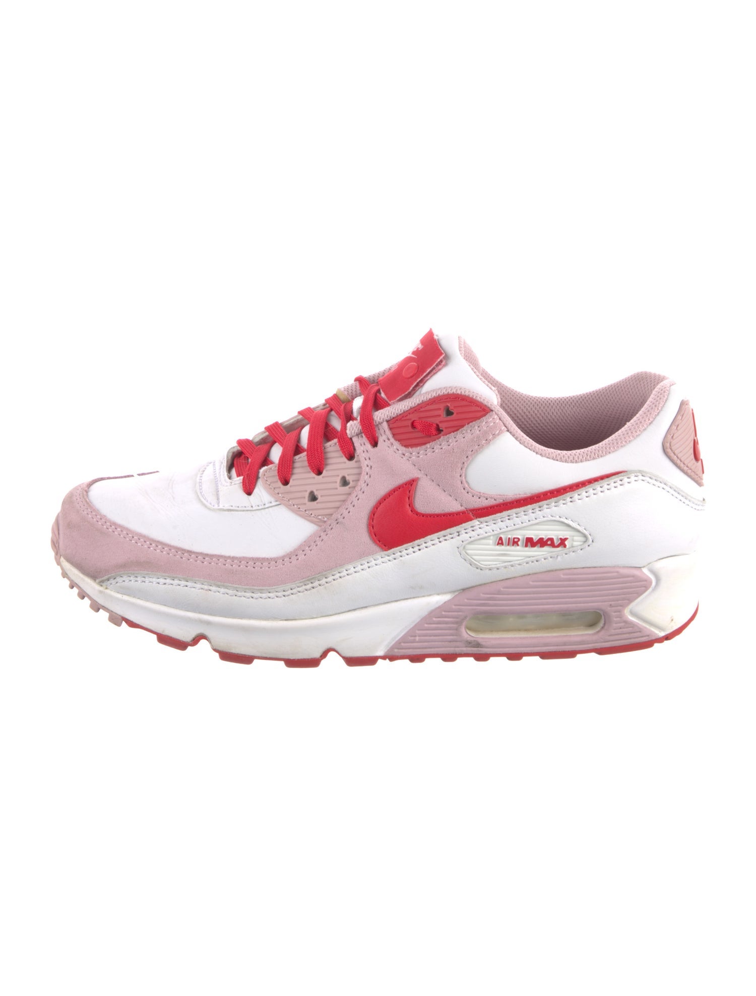 Nike Leather Colorblock Pattern Sneakers