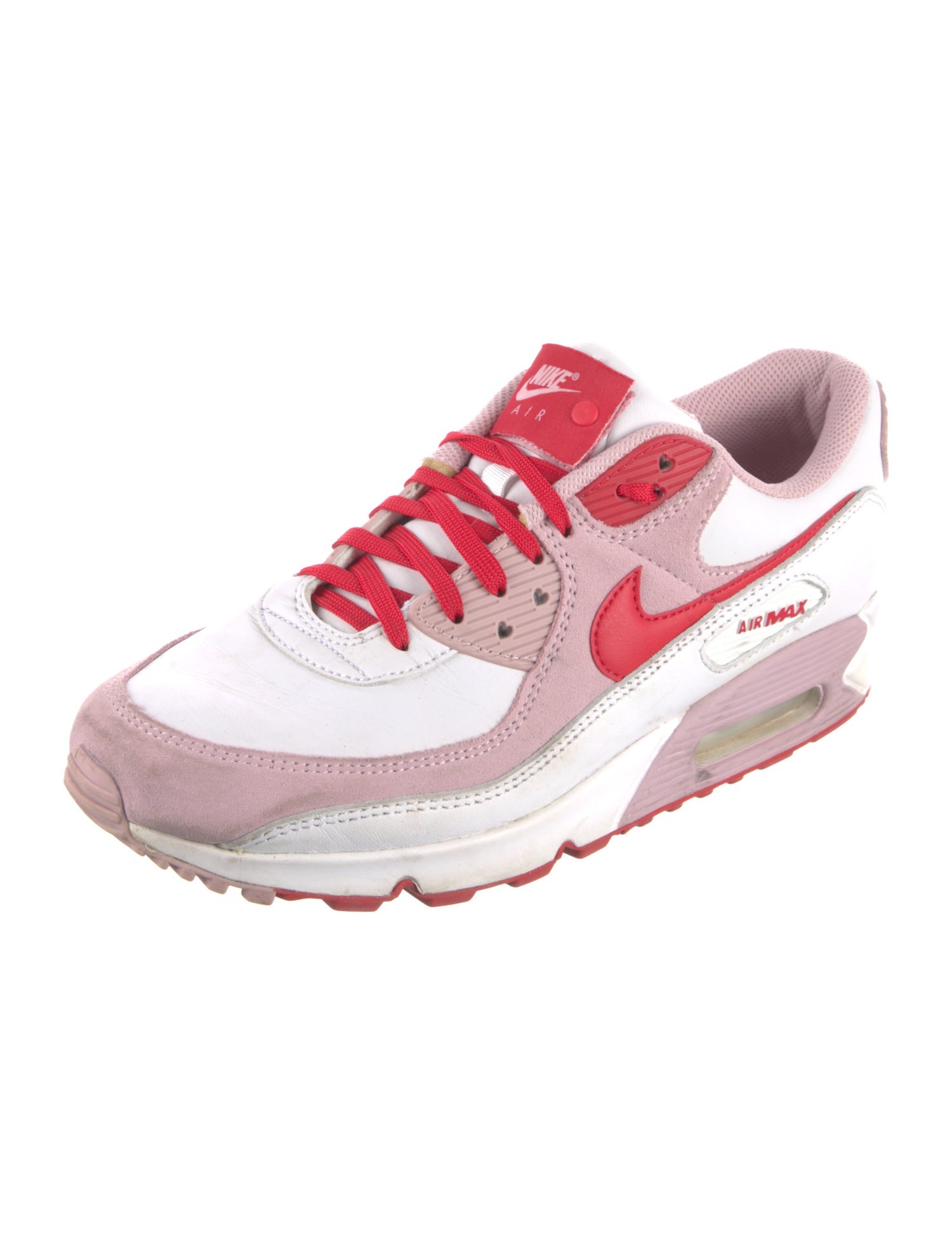 Nike Leather Colorblock Pattern Sneakers