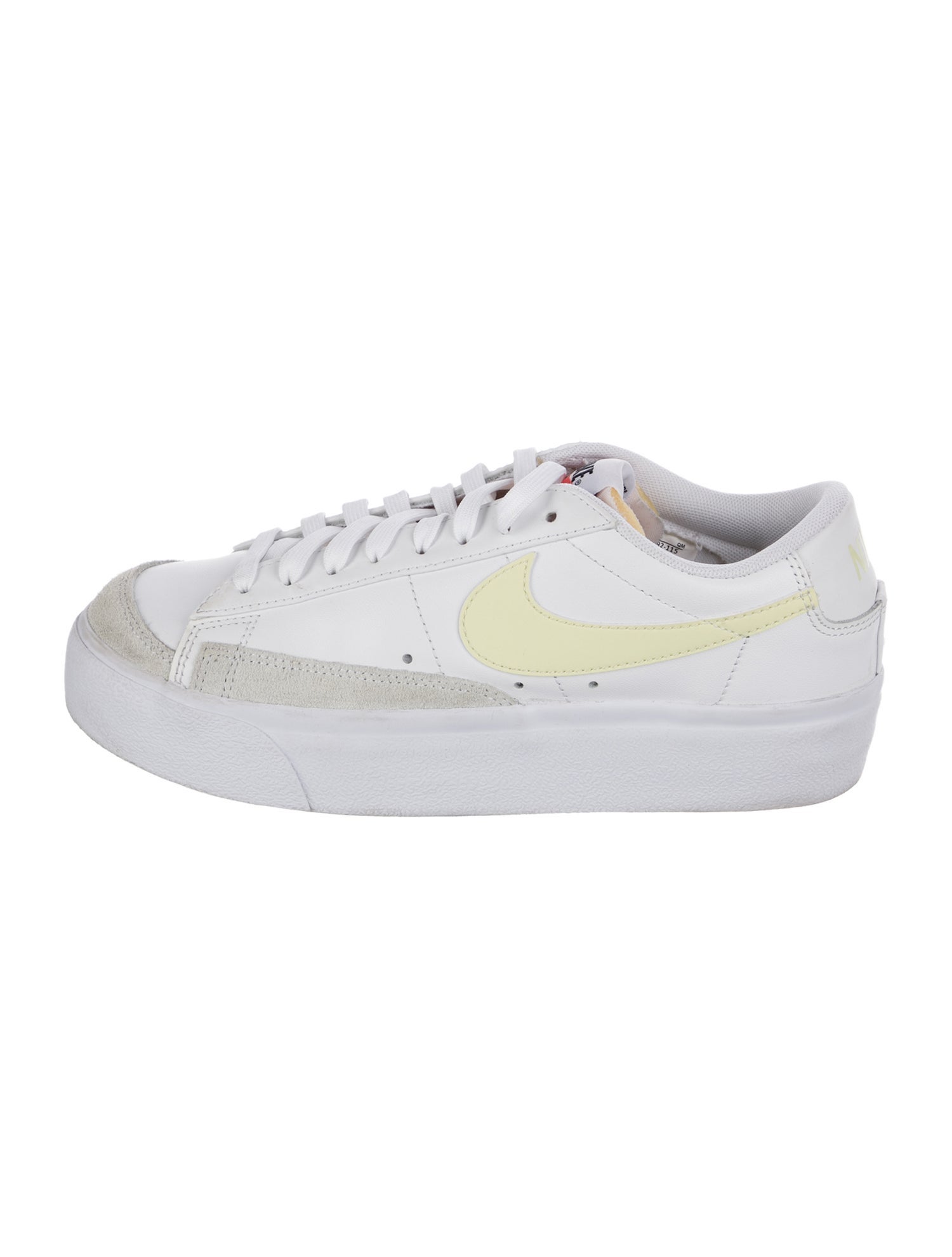 Nike Leather Colorblock Pattern Sneakers