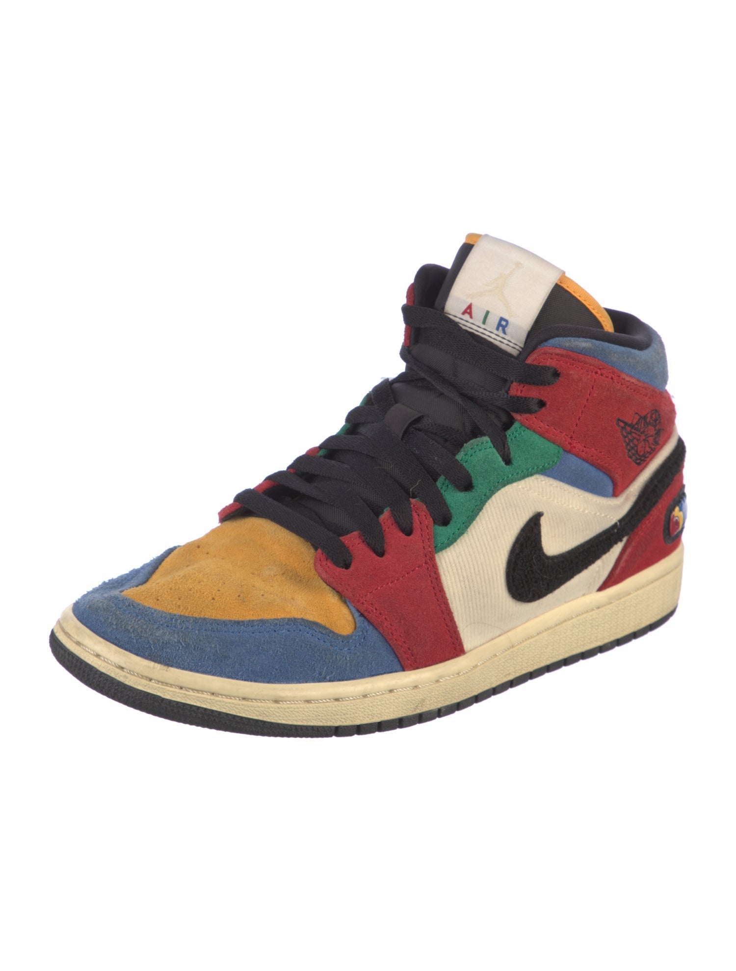 Nike Suede Printed Athletic Sneakers