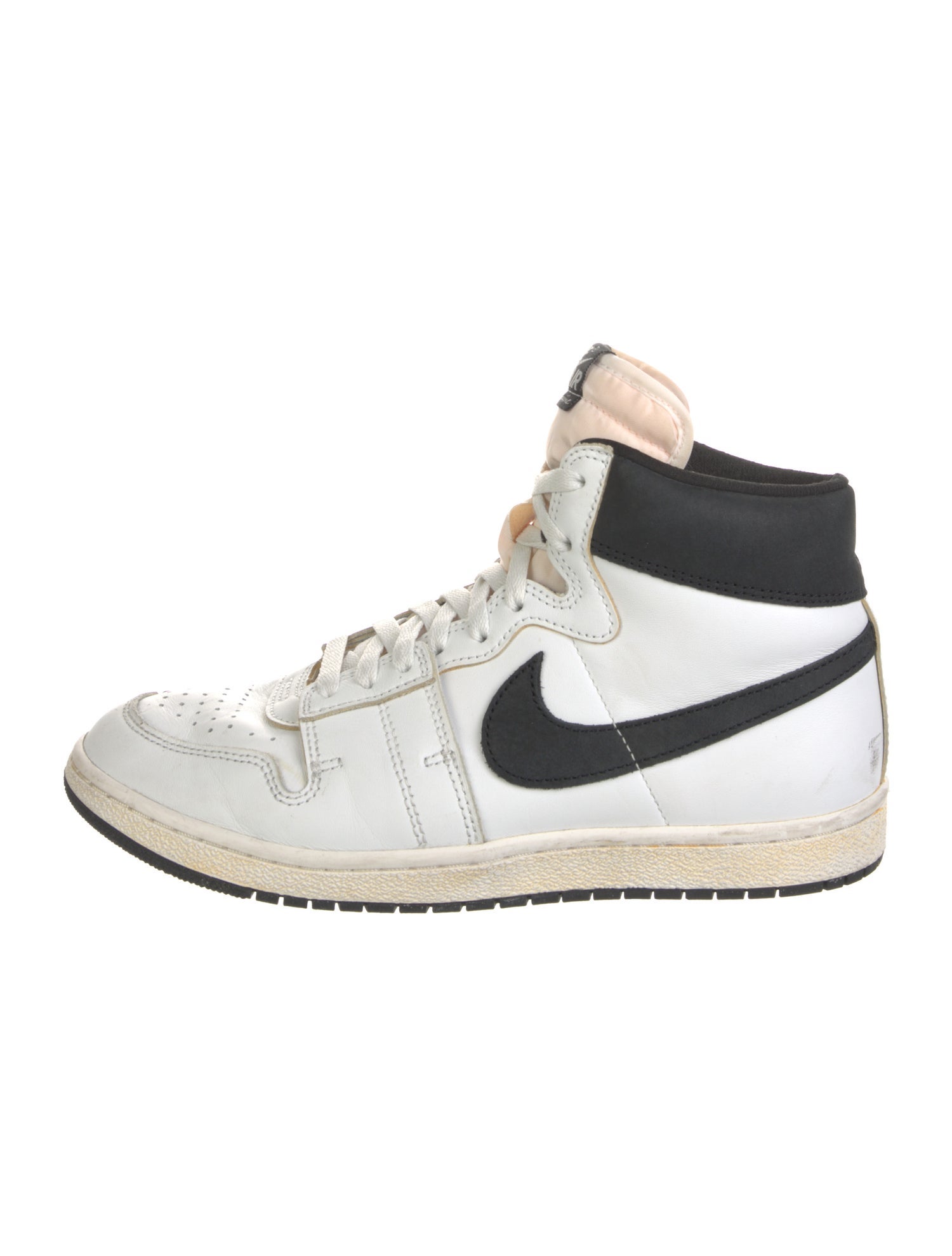 Nike Leather Colorblock Pattern Sneakers