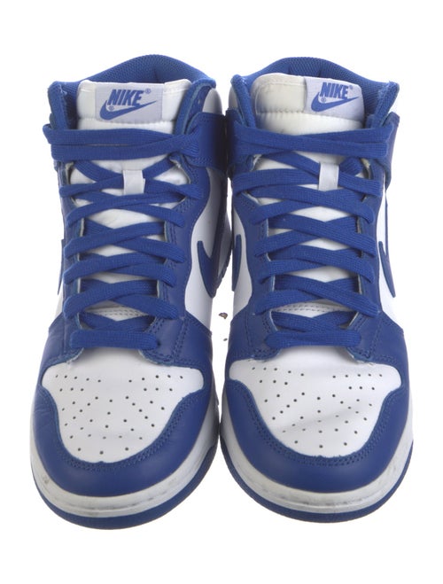 Nike Leather Colorblock Pattern Sneakers