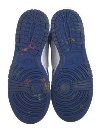 Nike Leather Colorblock Pattern Sneakers