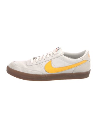Nike Leather Colorblock Pattern Sneakers