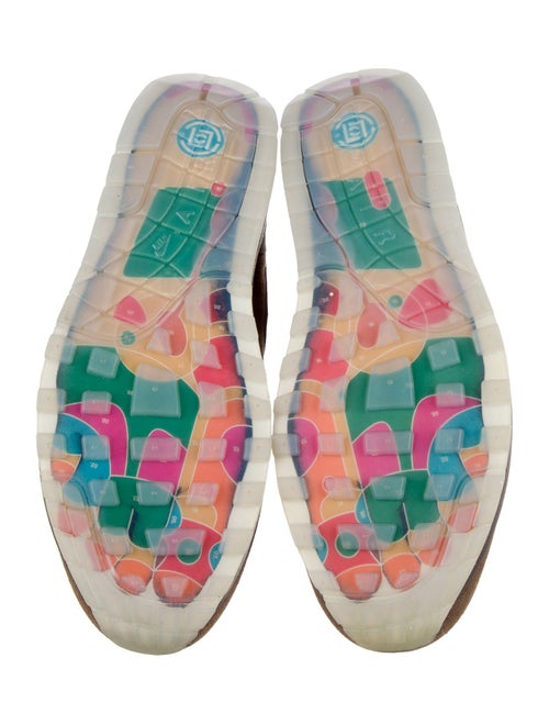 CLOT x Nike Suede Printed Sneakers