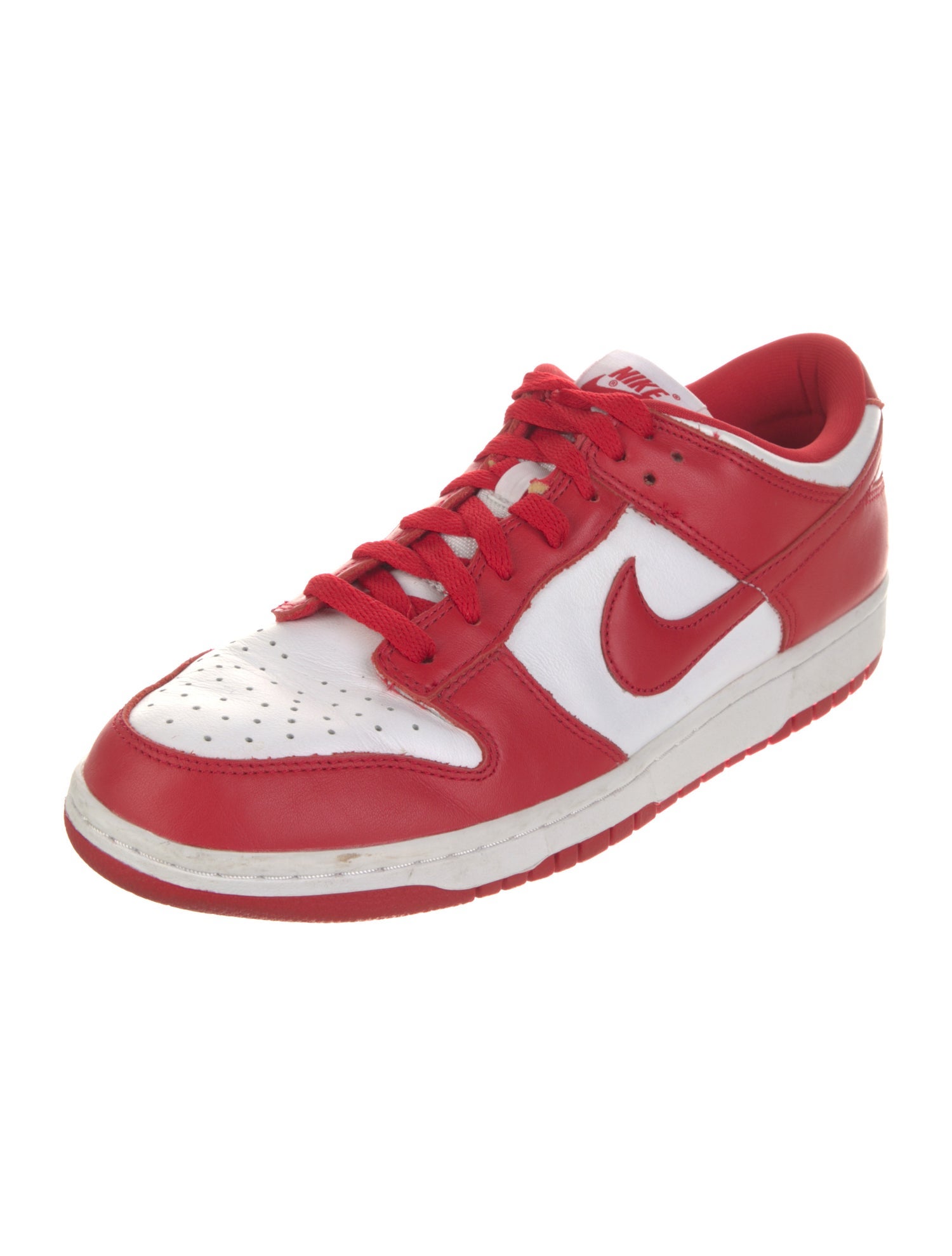 Nike Leather Colorblock Pattern Sneakers