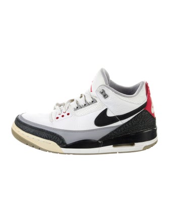 Nike Leather Colorblock Pattern Sneakers