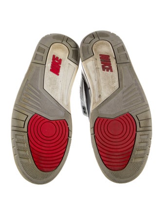 Nike Leather Colorblock Pattern Sneakers