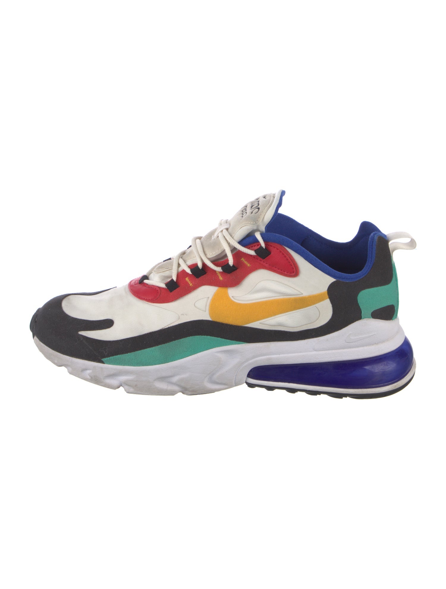 Nike Suede Colorblock Pattern Athletic Sneakers