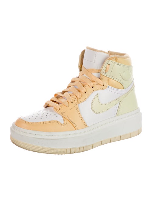 Nike Leather Colorblock Pattern Wedge Sneakers