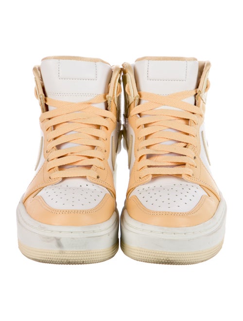Nike Leather Colorblock Pattern Wedge Sneakers