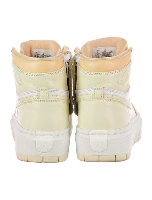 Nike Leather Colorblock Pattern Wedge Sneakers