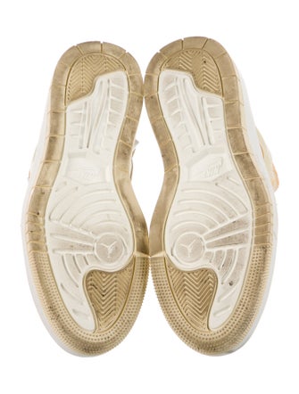 Nike Leather Colorblock Pattern Wedge Sneakers