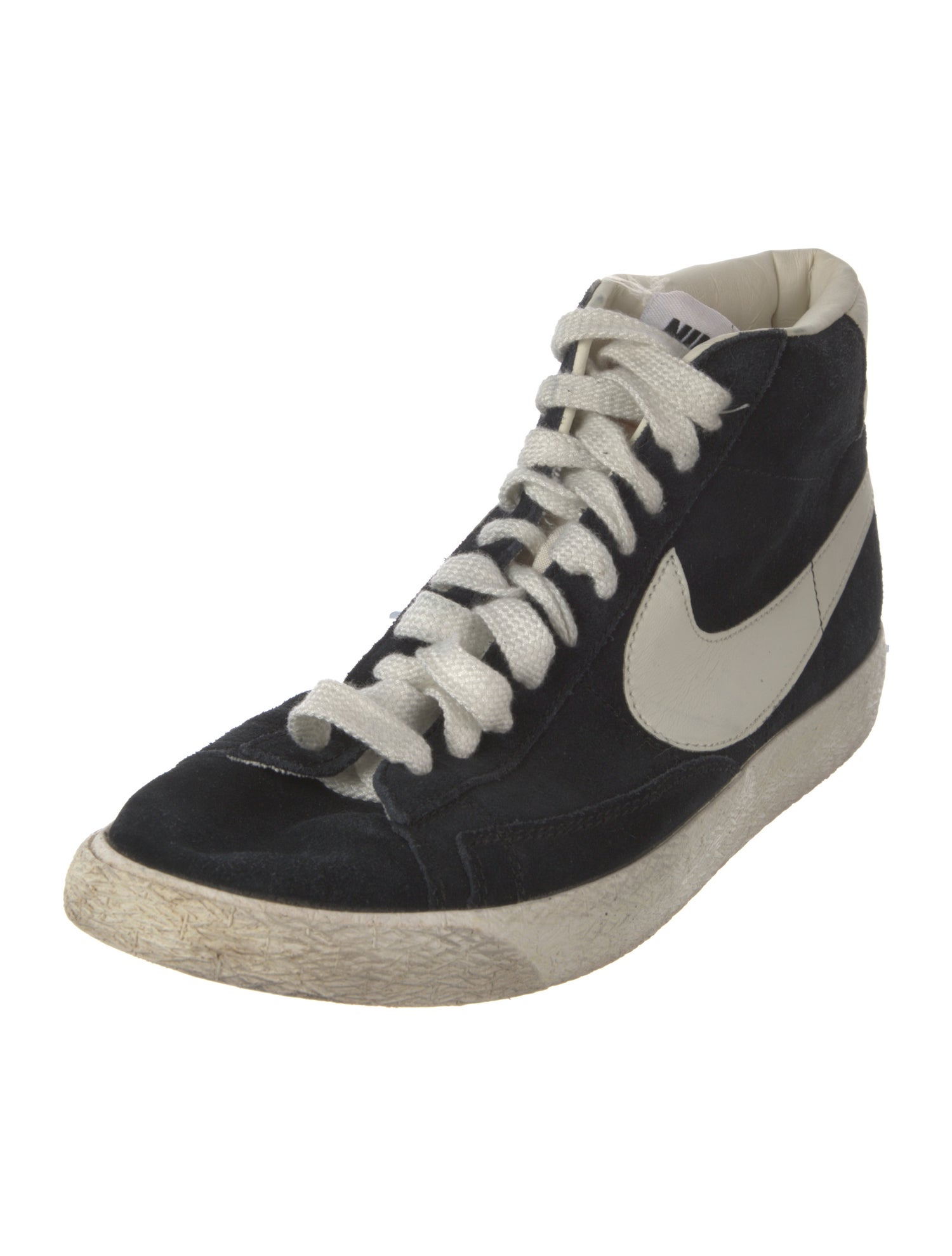 Nike Suede Colorblock Pattern Sneakers