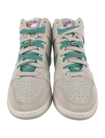 Nike Leather Embroidered Accent Sneakers