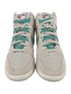 Nike Leather Embroidered Accent Sneakers