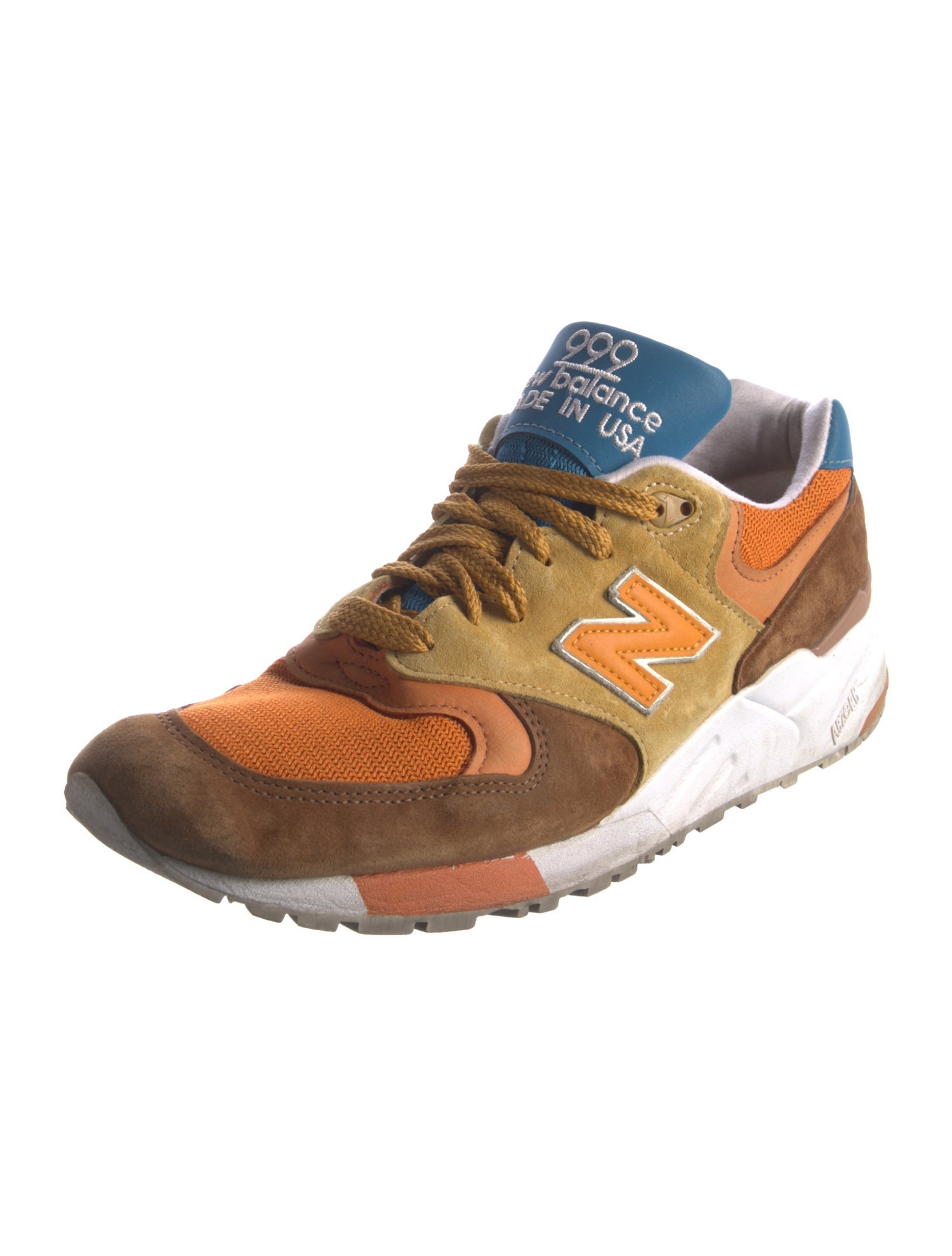 New Balance Suede Printed Athletic Sneakers