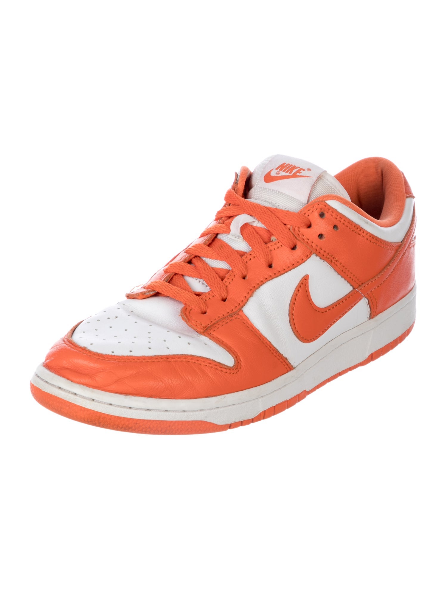 Nike Leather Colorblock Pattern Sneakers
